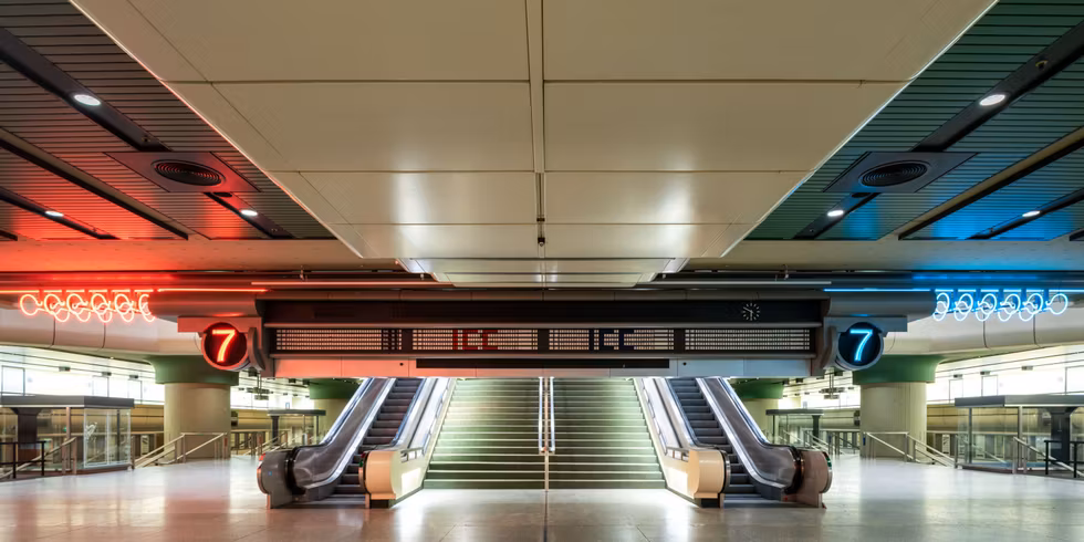 Rolltreppe im Internationalen Congress Centrum Berlin (ICC)